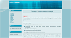 Desktop Screenshot of nordszerkft.hu
