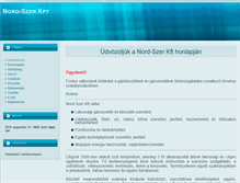 Tablet Screenshot of nordszerkft.hu
